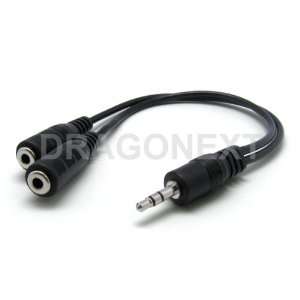    New 3.5Mm Plug Y Splitter Audio Headphone Stereo Cable Electronics