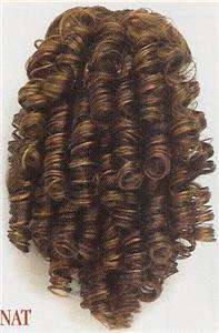 Red 11 Spiral Curls Hairpiece w/Drawstring Hairdo  