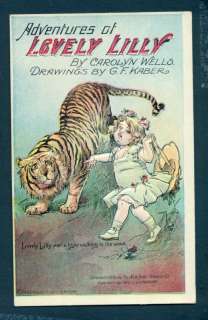 Y2271 Lovely Lilly postcard, 2023 1. Tiger walks  