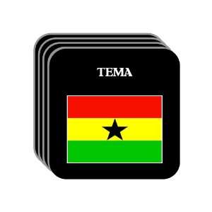  Ghana   TEMA Set of 4 Mini Mousepad Coasters Everything 