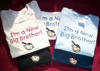 NEW BIG BROTHER LONG SLEEVE YOUTH TEE PERSONALIZED  