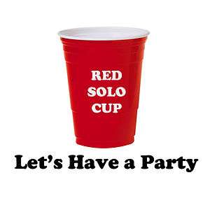 RED SOLO CUP T SHIRT TOBY KEITH LETS HAVE A PARTY TEE FUNNY TSHIRT 
