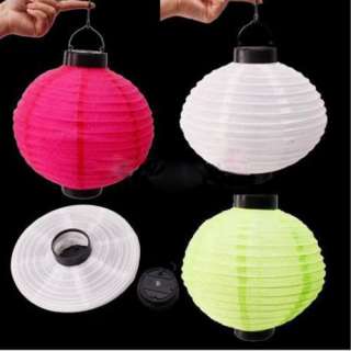 New 10 Outdoor Party Wedding Solar Light Chinese Lantern Decorations 