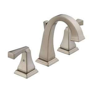  Delta 3551 SS Dryden Two Handle Wide Set Lavatory Faucet 