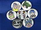 Gorillaz 8 pins buttons badges plastic beach demon days  