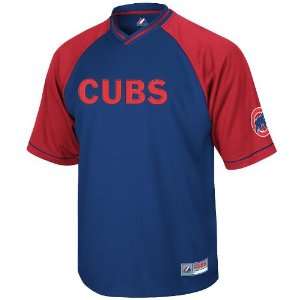  MLB Chicago Cubs Youth Full Force V Neck Shirt: Sports 