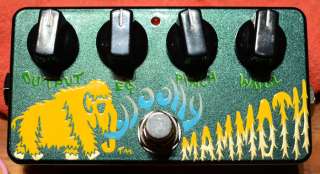 New Z.Vex Hand Painted Woolly Mammoth Fuzz +Cable ZVex  