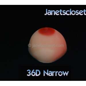   Breast Form Pair #6 Size 36D Narrow Mastectomy Quality: Beauty