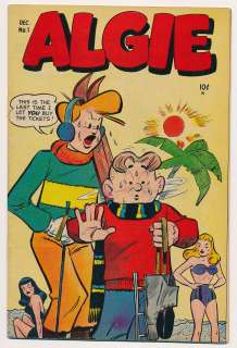 ALGIE #1 VF/NM Davy Crocket Variant Timor Comics 1953  