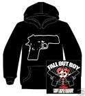 FALLOUT BOY Gun Forever Heart Target Hoody Hoodie Mens Size S