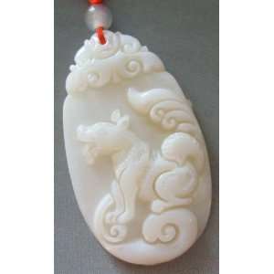  Natural Sea Shell Lucky Dog Amulet Pendant Everything 