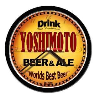  YOSHIMOTO beer and ale cerveza wall clock: Everything Else