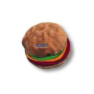  Soft Bites Big Burger Dog Toy