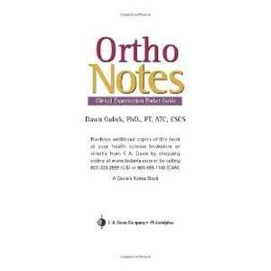  Ortho Notes Clinical Examination Pocket Guide 