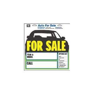  Hy Ko #22601 13x13For Sale Auto Sign: Home Improvement
