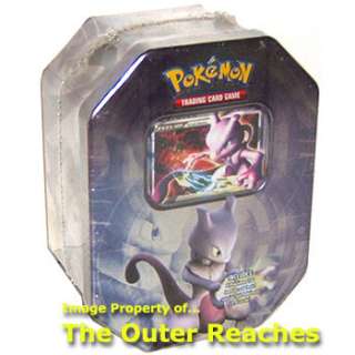 POKEMON Level Up MEWTWO LV.X 2008 Holiday Collector TIN  