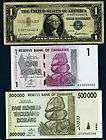 500 THOUSAND & 1 ZIMBABWE DOLLARS + 1$US SILVER CERTIFICATE