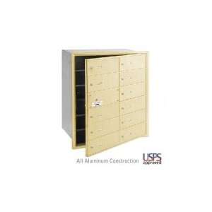  12 Door (11 usable) 4B+ Horizontal Mailboxes   Sandstone 