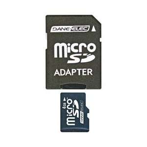 Elec DANE ELEC 4GB MICRO SD CARD WSD ADAPTER CARD W SD ADAPTER (Memory 