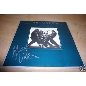  MICHAEL ANTHONY signed *VAN HALEN* record LP w/COA 