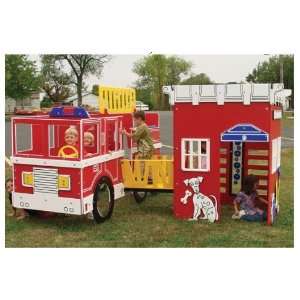  Sport Play 902 797 Tot Town Fire House: Toys & Games