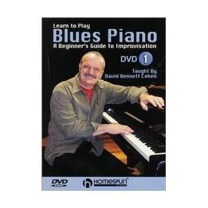  Homespun Learn To Play Blues Piano Lesson One Dvd Musical 