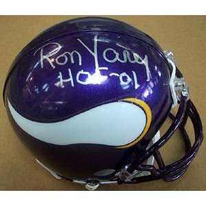  Ron Yary Autographed Mini Helmet: Sports & Outdoors