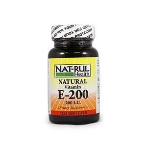  Special pack of 5 Natural Nutrition E 200IU NATURAL 100 