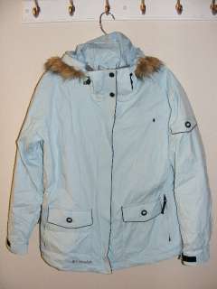 This Columbia Sportswear Snow Jacket is marked Sample on the lower 