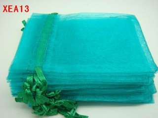 Turquoise Organza Gift Bags Pouch Wedding Favor / jewelry package 