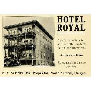  1903 Ad Hotel Royal Schneider Yamhill Oregon Room Tour 