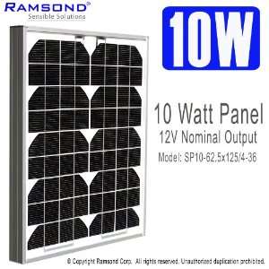  Solar Panel 10w W Monocrystalline Photovoltaic PV Solar Panel Module 