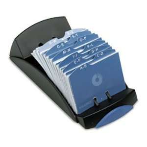    Open Tray Business Card File, 100 Sleeves, Black: Camera & Photo