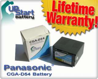 Battery For Panasonic CGA D54 AG DVX100B AG HVX200 10Hr  