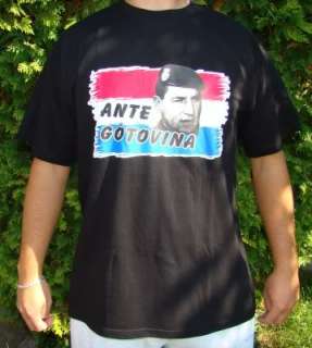 Ante Gotovina, Croatia, war, t shirt  