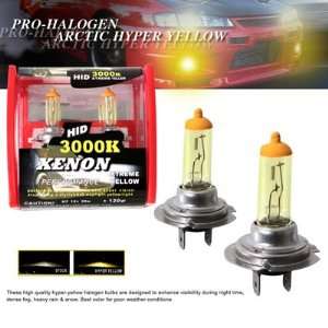    H7 Type 55W Hyper Yellow Xenon Halogen Light Bulbs: Automotive