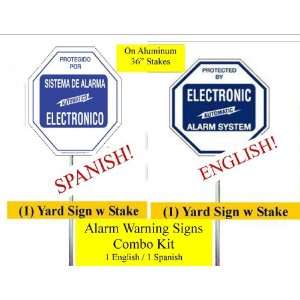   Deterrence Signs on 36 Yard Stakes with Safety Caps: Everything Else