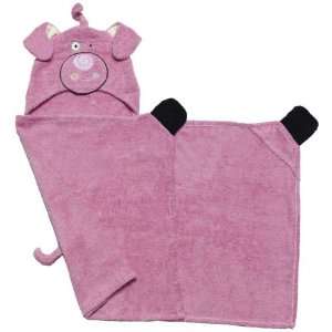  Doinkie Pig Hooded Towel   Personalization included Baby