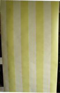 14sr Waterhouse Yellow Cream 2.5 Wide Stripe Wallpaper  