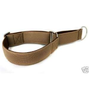   Paquette Martingale Dog Collar 1.5x21 28 TAN: Kitchen & Dining