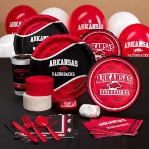  Arkansas Razorbacks College Party Pack for 8: Toys & Games