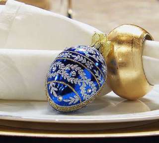 Joan Rivers 12 Mini Russian Faberge Inspired Egg Ornaments Christmas 