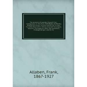   , . Van Ysselsteyn, Middagh, Bergen, and De Rap: Frank Allaben: Books