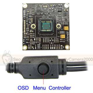 SONY Effio DSP, SONY CCD Color Board Camera, Multilingual, OSD Menu, 9 