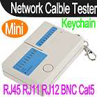 Mini RJ45 RJ11 RJ12 BNC Cat5 Network Cable Test Tester Keychain 