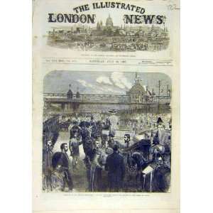  1870 Thames Embankment London Thwaites Prince Wales