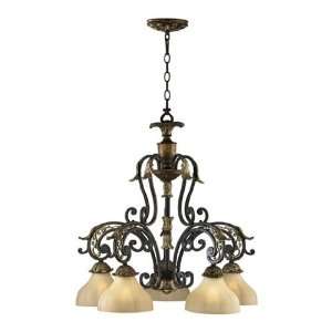   Chandelier in Toasted Sienna Finish   6355 5 44