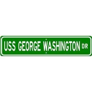  USS GEORGE WASHINGTON CVN 73 Street Sign   Navy: Sports 
