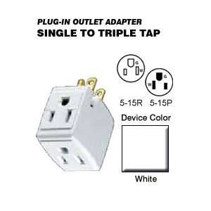  Leviton 692 W Triple Tap Grounding Plug In Outlet Adapter 