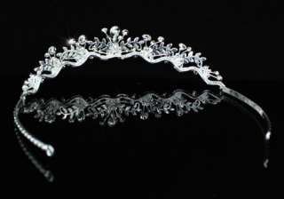 Bridal Sparkling Tiara use Swarovski Crystal T1452  